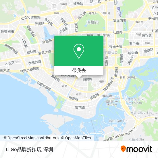 Li Go品牌折扣店地图