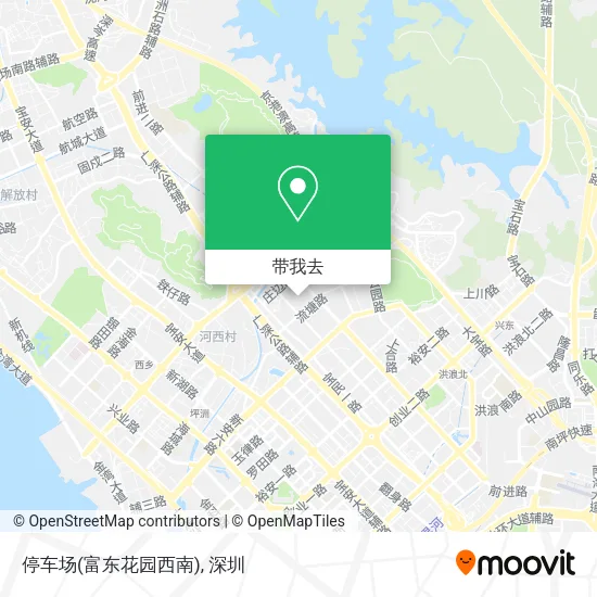 停车场(富东花园西南)地图
