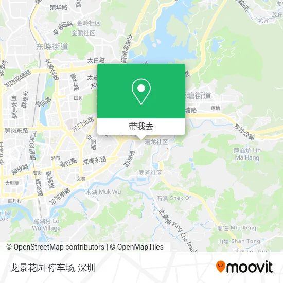 龙景花园-停车场地图