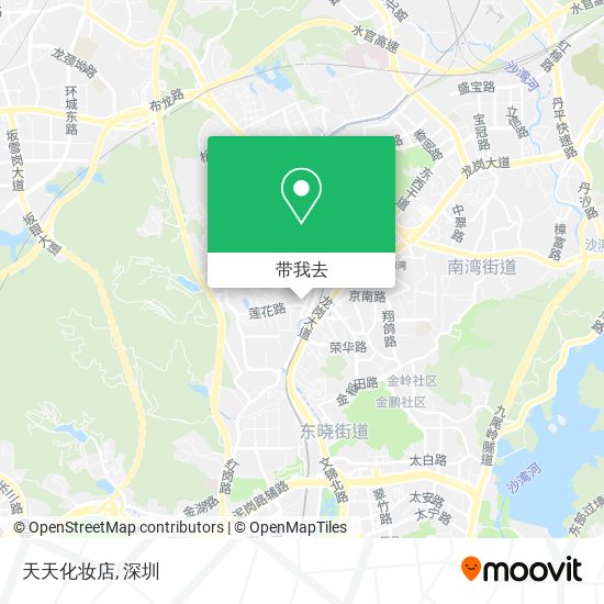 天天化妆店地图