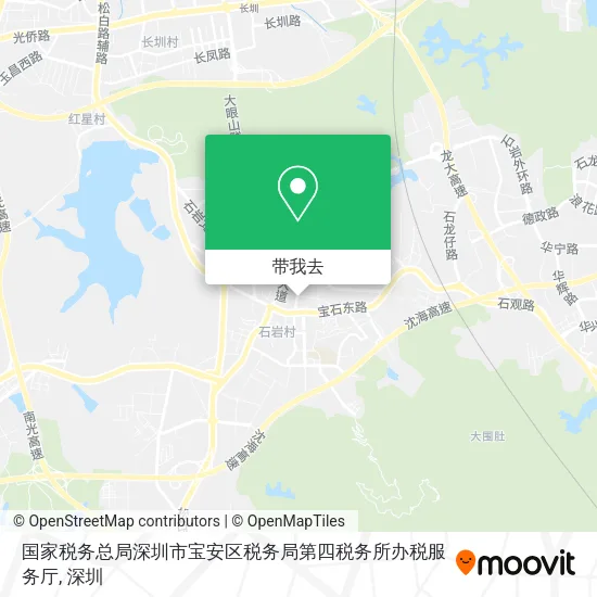 国家税务总局深圳市宝安区税务局第四税务所办税服务厅地图