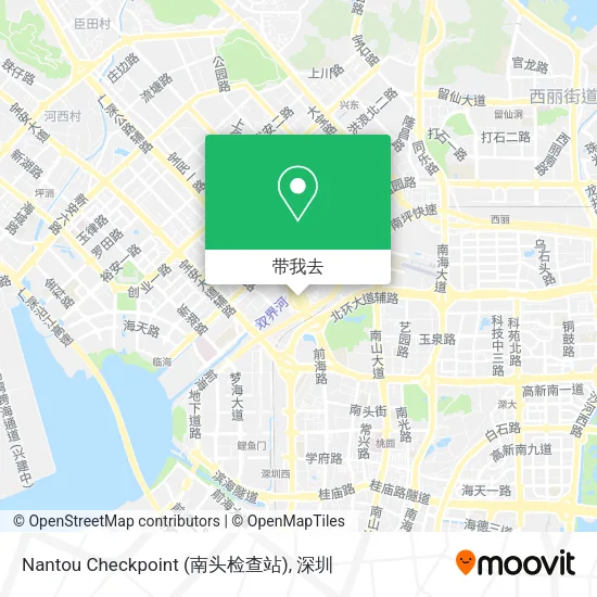 Nantou Checkpoint (南头检查站)地图