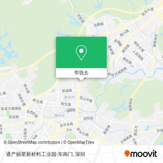 通产丽星新材料工业园-东南门地图