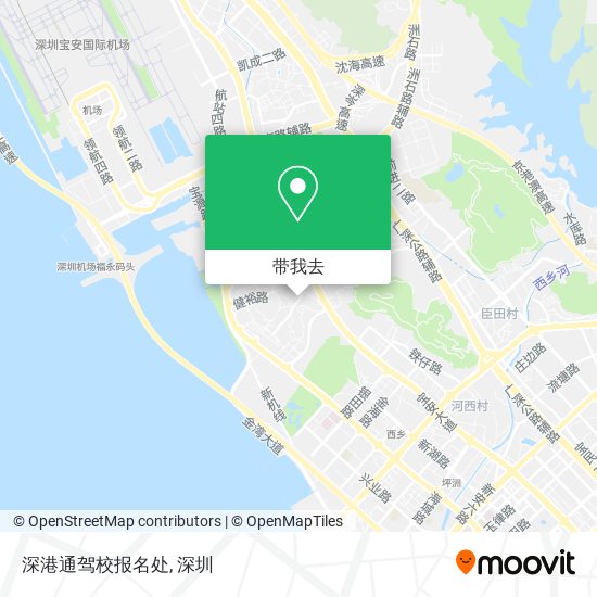 深港通驾校报名处地图