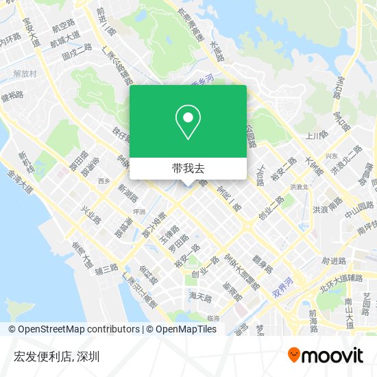 宏发便利店地图
