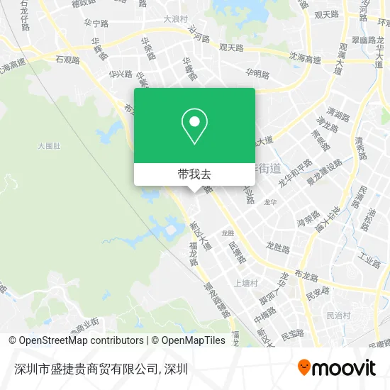 深圳市盛捷贵商贸有限公司地图