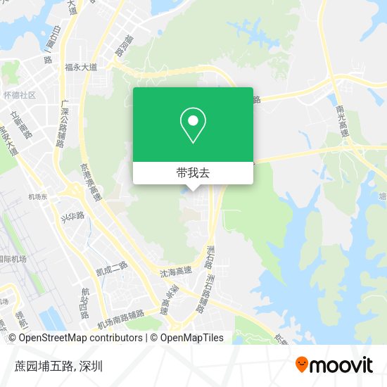 蔗园埔五路地图