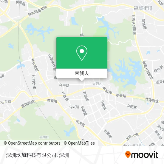 深圳玖加科技有限公司地图