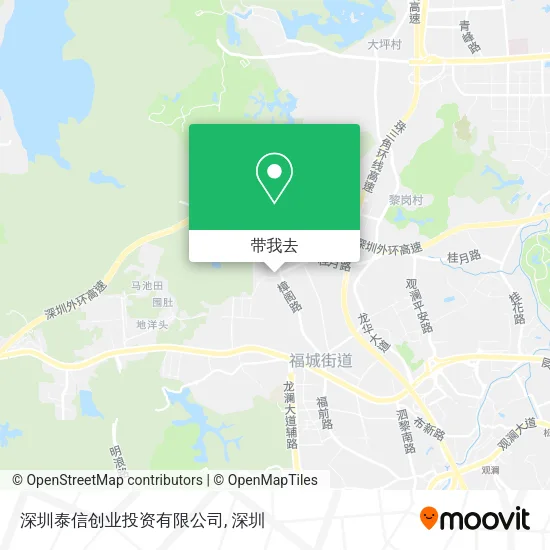深圳泰信创业投资有限公司地图