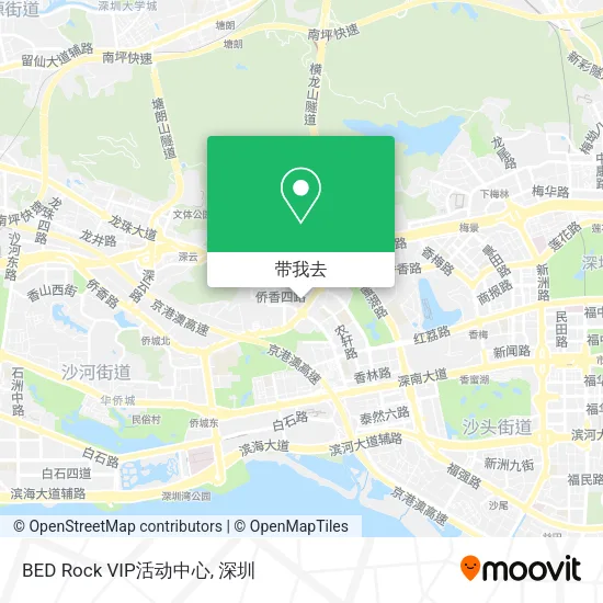 BED Rock VIP活动中心地图