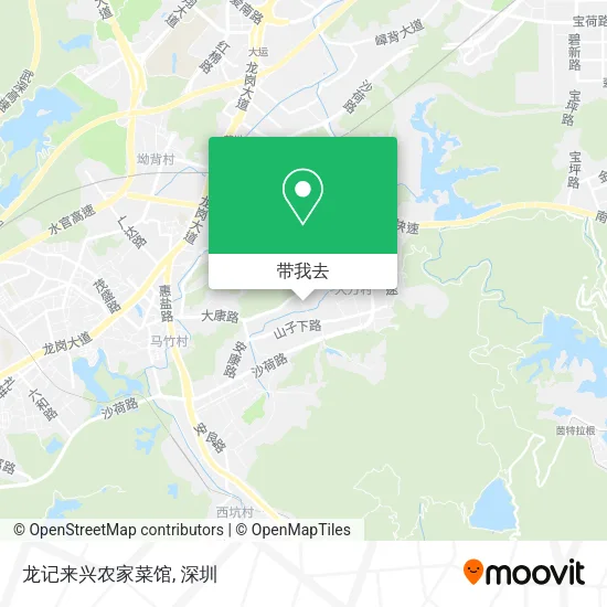 龙记来兴农家菜馆地图