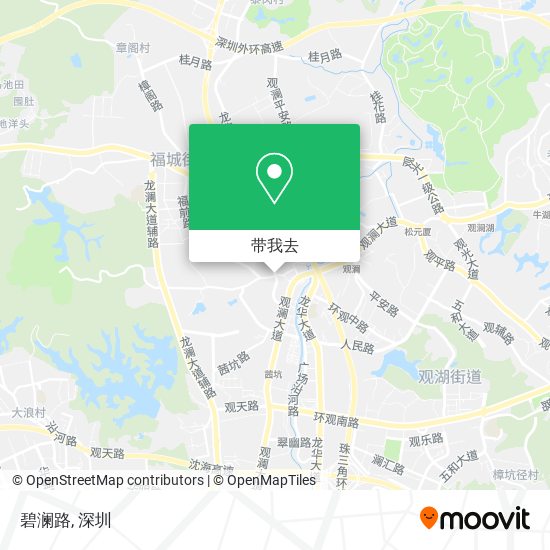 碧澜路地图