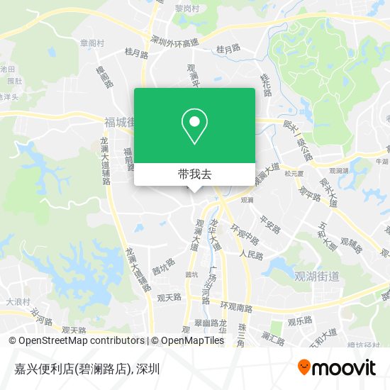 嘉兴便利店(碧澜路店)地图