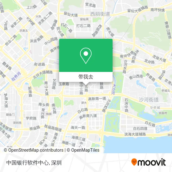 中国银行软件中心地图