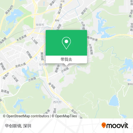 华创眼镜地图