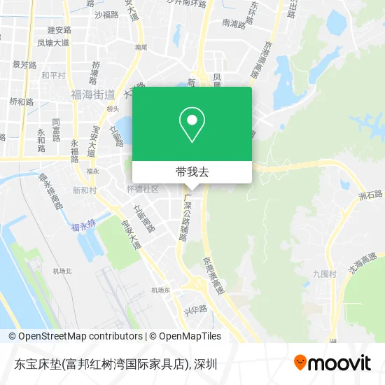 东宝床垫(富邦红树湾国际家具店)地图