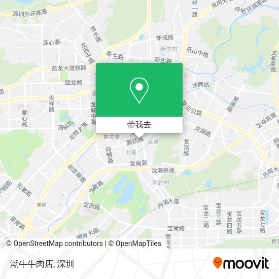 潮牛牛肉店地图