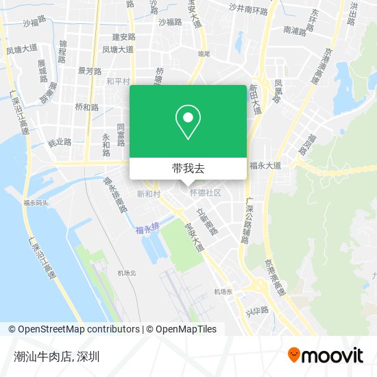 潮汕牛肉店地图