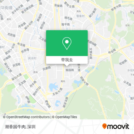 潮香园牛肉地图