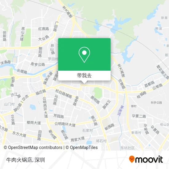 牛肉火锅店地图
