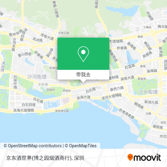 京东酒世界(博之园烟酒商行)地图