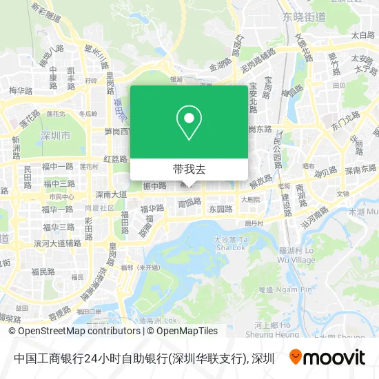中国工商银行24小时自助银行(深圳华联支行)地图