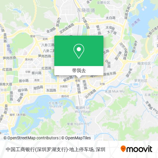中国工商银行(深圳罗湖支行)-地上停车场地图