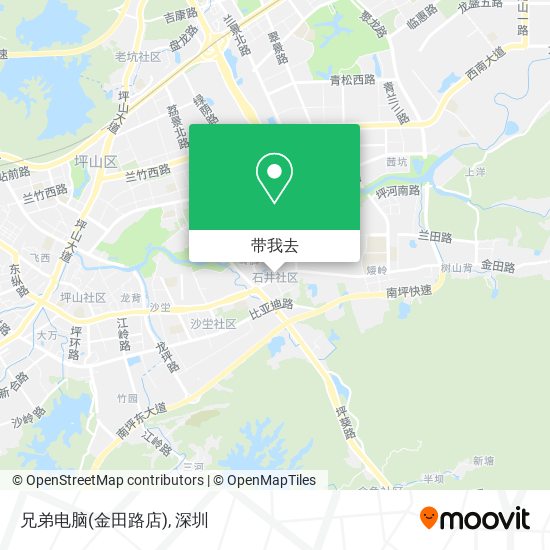 兄弟电脑(金田路店)地图