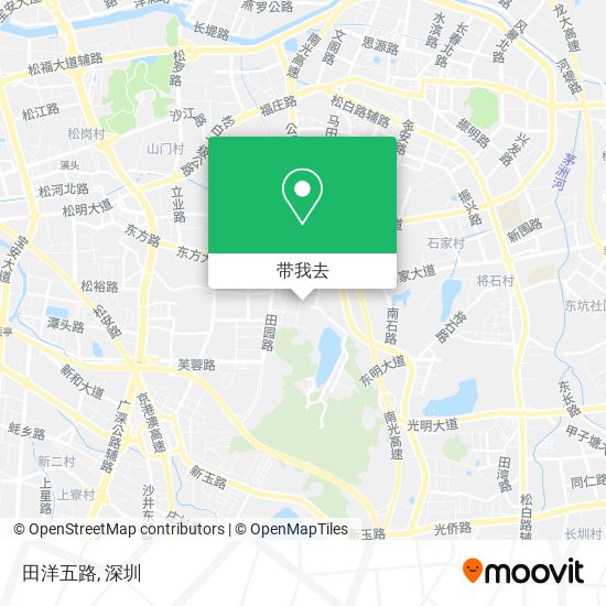 田洋五路地图