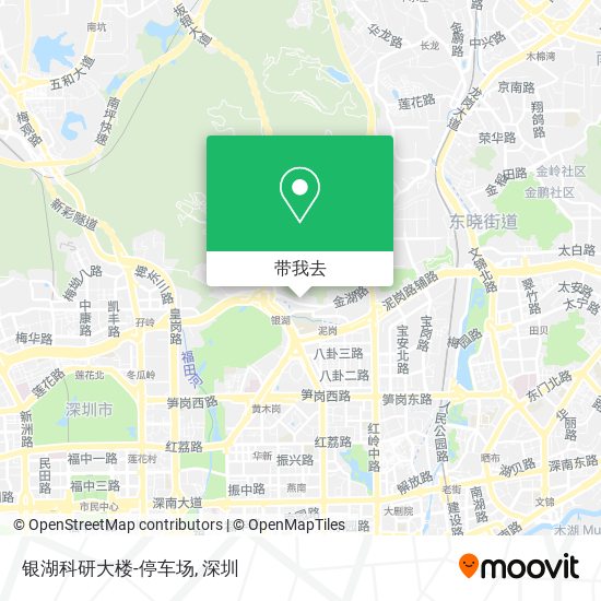 银湖科研大楼-停车场地图