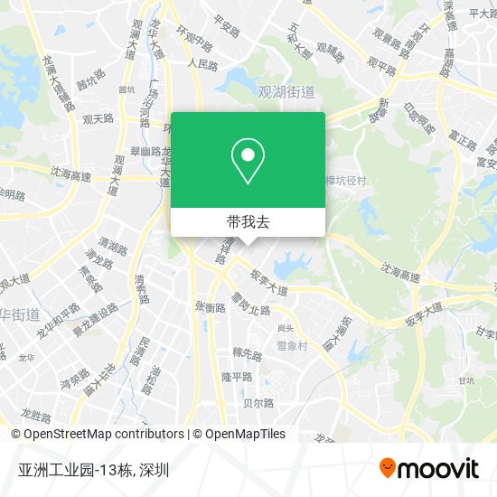 亚洲工业园-13栋地图