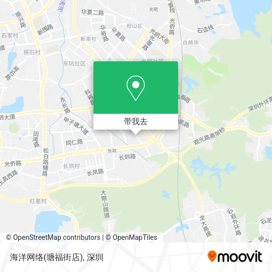 海洋网络(塘福街店)地图