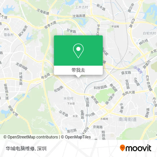 华城电脑维修地图