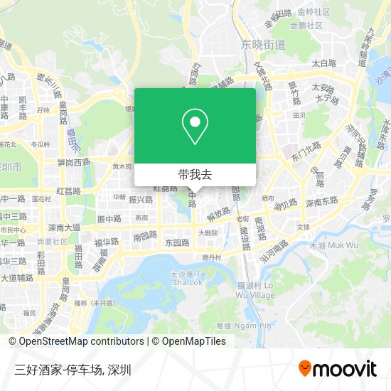 三好酒家-停车场地图