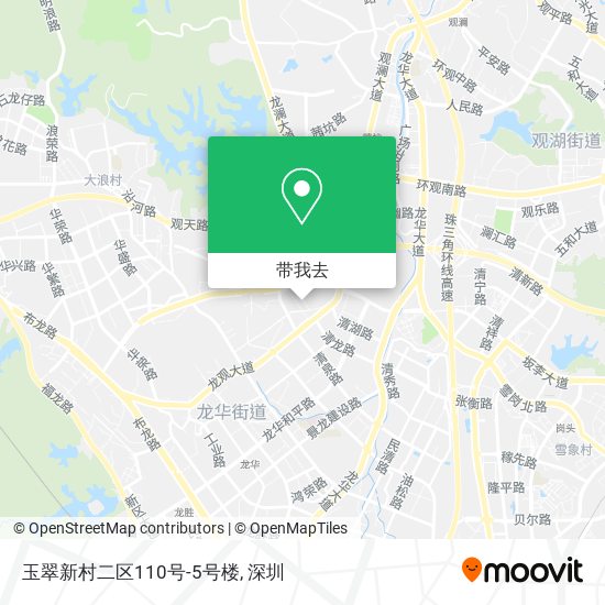 玉翠新村二区110号-5号楼地图