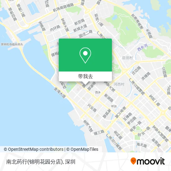 南北药行(锦明花园分店)地图