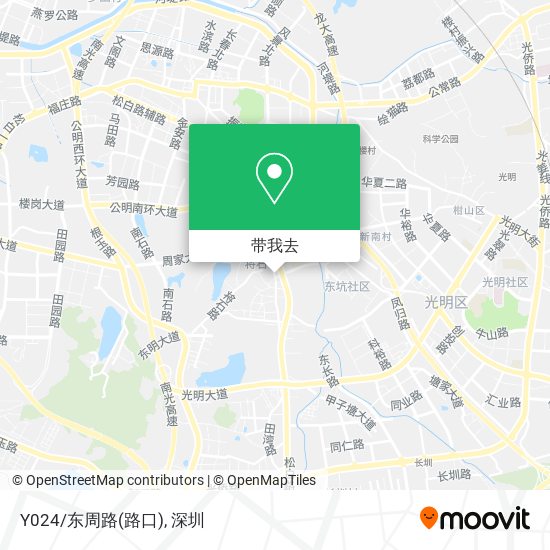 Y024/东周路(路口)地图