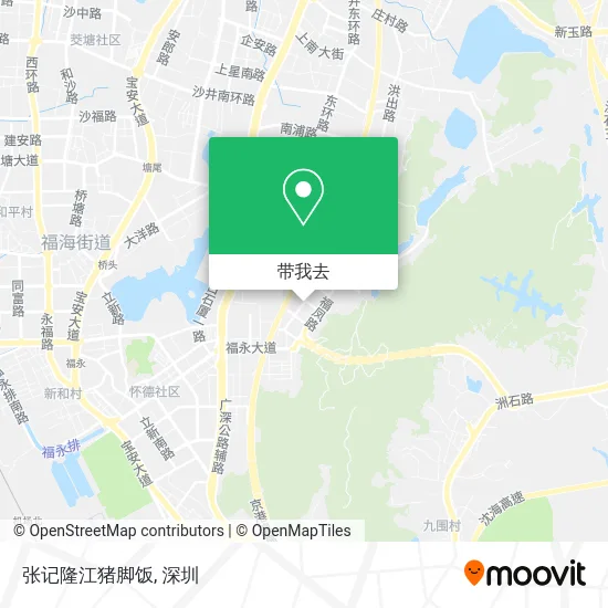 张记隆江猪脚饭地图