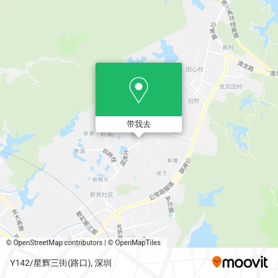 Y142/星辉三街(路口)地图