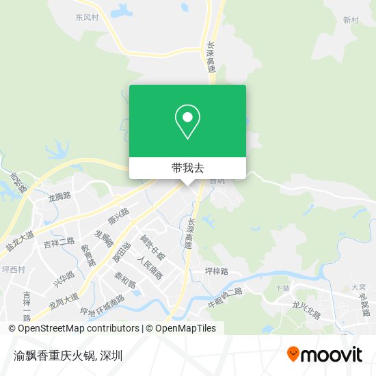 渝飘香重庆火锅地图