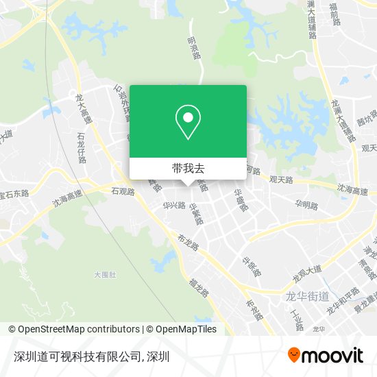 深圳道可视科技有限公司地图