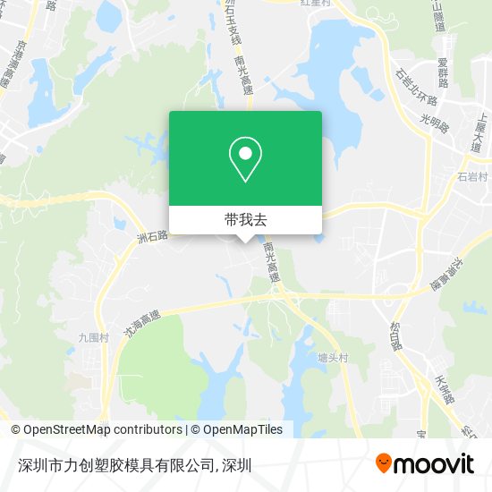 深圳市力创塑胶模具有限公司地图