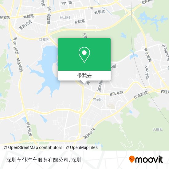 深圳车仆汽车服务有限公司地图