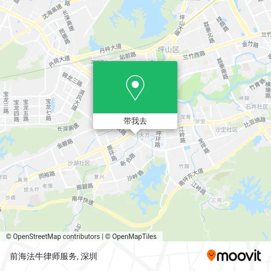 前海法牛律师服务地图