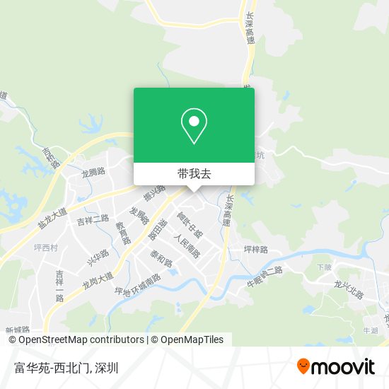 富华苑-西北门地图
