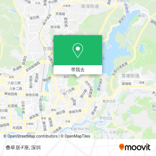叠翠居-F座地图