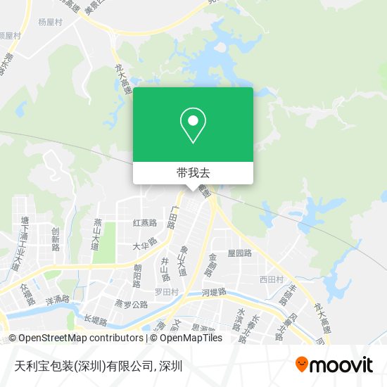 天利宝包装(深圳)有限公司地图