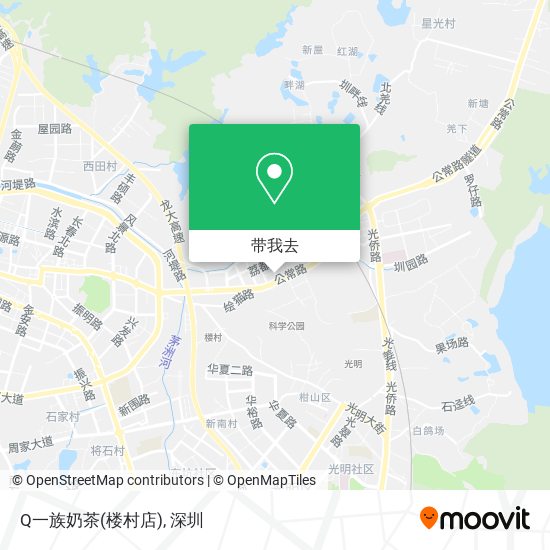 Q一族奶茶(楼村店)地图