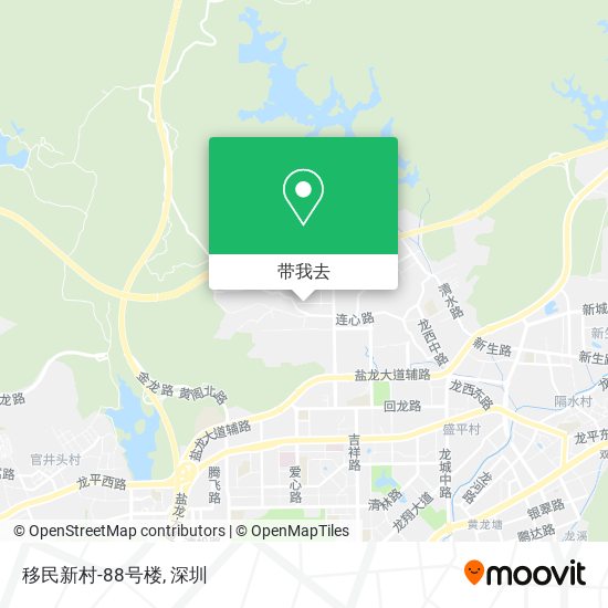 移民新村-88号楼地图