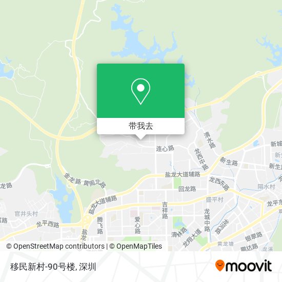 移民新村-90号楼地图